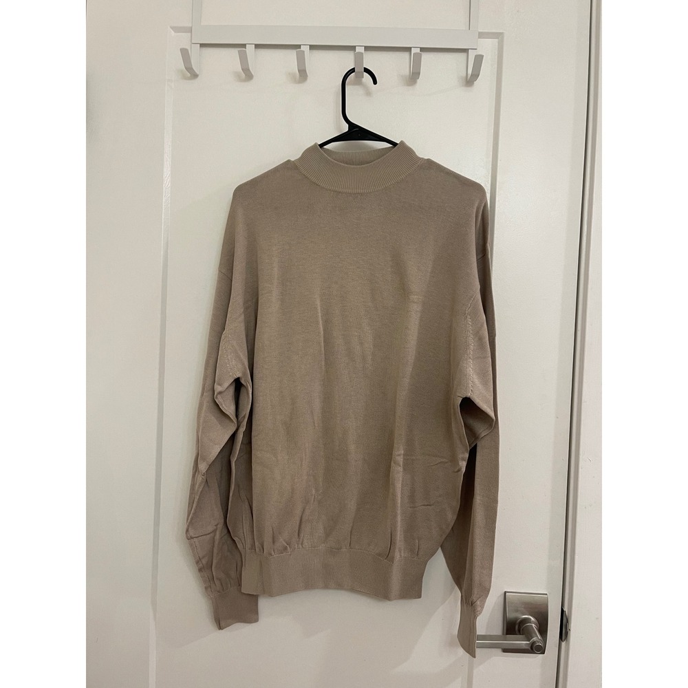 Vintage Baracuta Silk Blend Men's Turtleneck Sweater Preppy Old‎ Money